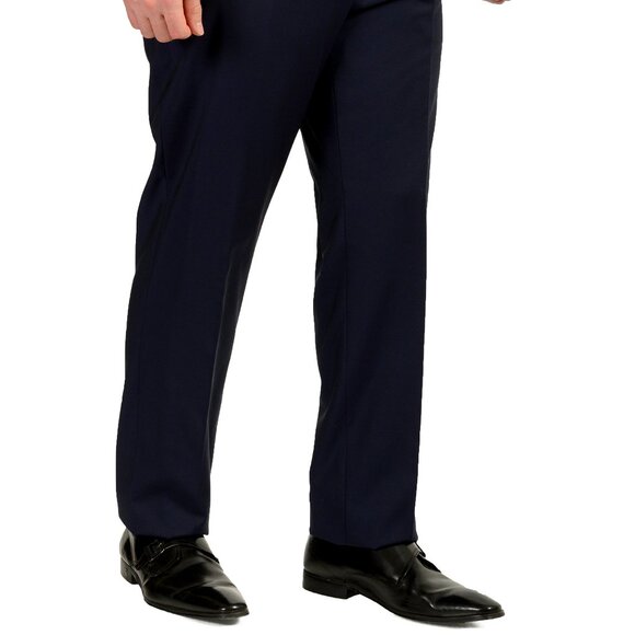 Hugo Boss Men's "Huge2/Genius1" Slim Fit 100% Wool Two Button Suit US 44L IT 54L - Picture 9 of 13